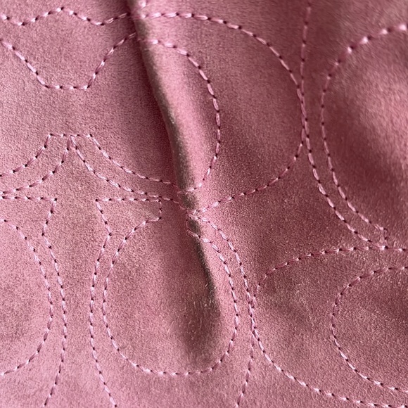 Coach suede satchel - Picture 3 of 12